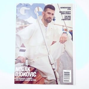 🍭7/$15 GQ Magazine February 2025 Novak Djokovic